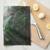 Linge De Cuisine Art fantastique de fées et de châteaux (Quart Plié)