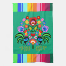 Art folklorique polonais - motif de broderie flora