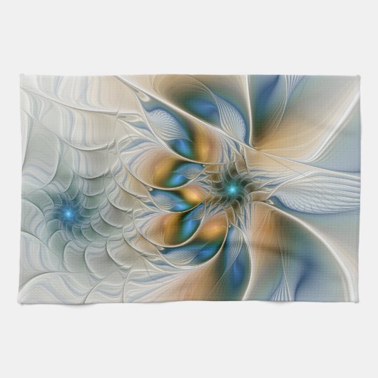 Linge De Cuisine Art Fractal De L'Imaginaire Abstrait En Plein Esso (Horizontal)