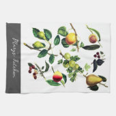 Linge De Cuisine art fruitier ajouter votre propre texte à personna (Horizontal)