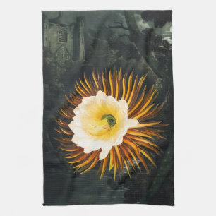 Linge De Cuisine Art gothique de Cereus nocturne vintage