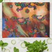 Linge De Cuisine Art Kokopelli (Plié)