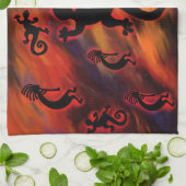 Linge De Cuisine Art Kokopelli (Plié)