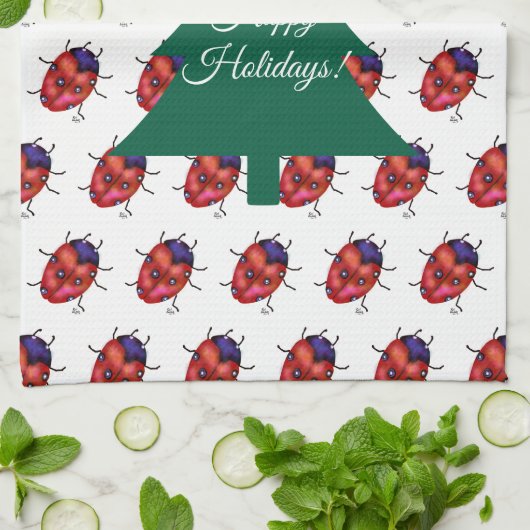 LINGE DE CUISINE ART LADYBUG (Plié)