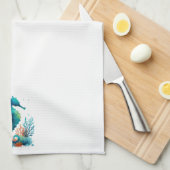 Linge De Cuisine art marin/de plage/côtier hippique (Quart Plié)