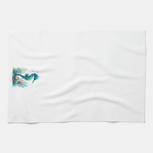 Linge De Cuisine art marin/de plage/côtier hippique (Horizontal)