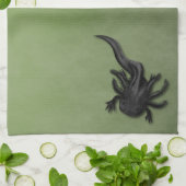 Linge De Cuisine Art Melanoïde Axolotl (Plié)