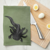 Linge De Cuisine Art Melanoïde Axolotl (Quart Plié)