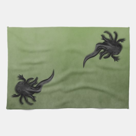 Linge De Cuisine Art Melanoïde Axolotl (Horizontal)
