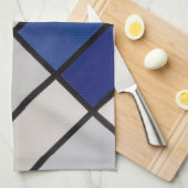 Linge De Cuisine Art moderne de Piet Mondrian (Quart Plié)
