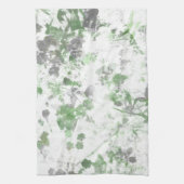 Linge De Cuisine Art moderne du motif de fleurs et de la texture mu (Vertical)