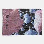 Linge De Cuisine Art moderne rose violet (Horizontal)