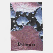 Linge De Cuisine Art moderne rose violet (Vertical)