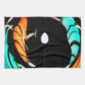 Linge De Cuisine Art Motif traditionnel africain Imprimer (Horizontal)