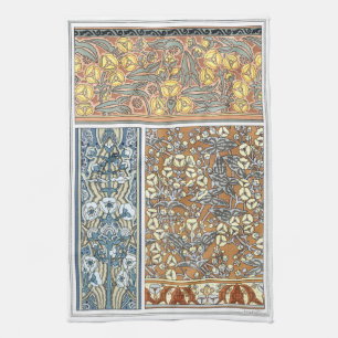 Linge De Cuisine Art Nouveau Floral vintage, Fleurs Arrowhead
