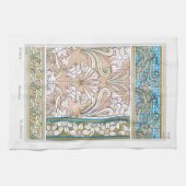 Linge De Cuisine Art nouveau jonquille Verneui textile floral art (Horizontal)