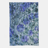 Linge De Cuisine Art numérique d'aquarelle bleue arrière - plan abs (Vertical)