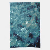 Linge De Cuisine Art numérique de style gris de peinture abstrait b (Vertical)