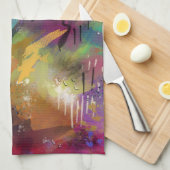 Linge De Cuisine ART ! peint pré-messied up (Quart Plié)