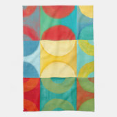 Linge De Cuisine Art Pop brillant avec cercles et Carré (Vertical)