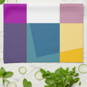 Linge De Cuisine Art pop coloré rétro (Plié)