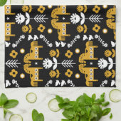 Linge De Cuisine Art populaire de cheval scandinave (Plié)