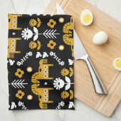 Linge De Cuisine Art populaire de cheval scandinave (Quart Plié)