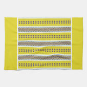 Linge De Cuisine Art populaire jaune (Horizontal)