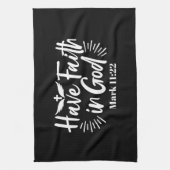 Linge De Cuisine Art Religieux : Ayez foi en Dieu Conception des Éc (Vertical)