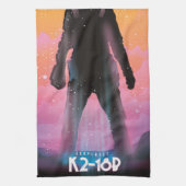 Linge De Cuisine Art spatial exoplanète K2-18b (Vertical)