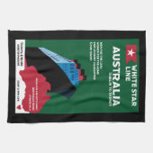 Linge De Cuisine Art Vintage de l'immigration australienne (Horizontal)