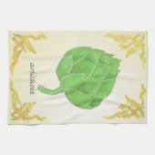 Linge De Cuisine artichaut au design classique feuille (Horizontal)