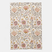 Linge De Cuisine Artisanat floral peint (Vertical)
