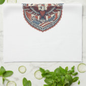 Linge De Cuisine Artiste de patchwork patriotique (Plié)