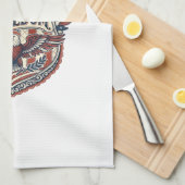 Linge De Cuisine Artiste de patchwork patriotique (Quart Plié)