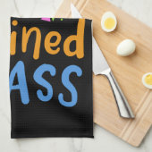 Linge De Cuisine Artiste en verre tendu (Quart Plié)