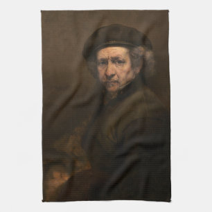 Linge De Cuisine Artiste néerlandais Rembrandt Autoportrait Âge d'o