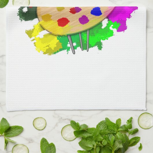 Linge De Cuisine Artiste Palette (Plié)