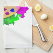 Linge De Cuisine Artiste Palette (Quart Plié)