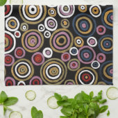 Linge De Cuisine Artistes Aborigènes Australiens Servir Le Serviett (Plié)