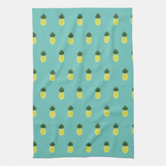 Linge De Cuisine Artsy Pineappy Motif (Vertical)