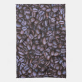 Linge De Cuisine Artwork acrylique de fèves de café grillées| (Vertical)