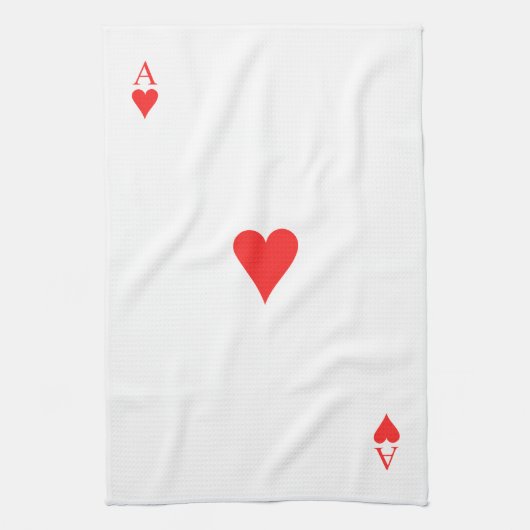 Linge De Cuisine As des coeurs (Vertical)