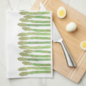 Linge De Cuisine Asparagus Kitchen Towel (Quart Plié)