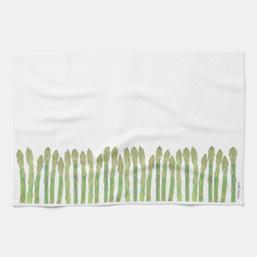 Linge De Cuisine Asparagus Kitchen Towel (Horizontal)