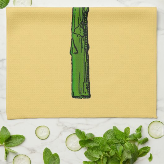 Linge De Cuisine Asperge (Plié)