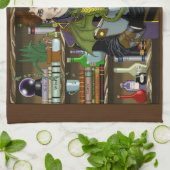 Linge De Cuisine Assistant Imaginaire Livres Potions Dragon (Plié)