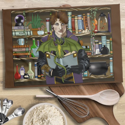 Linge De Cuisine Assistant Imaginaire Livres Potions Dragon