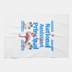 Linge De Cuisine assistant national principal flamant rose