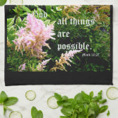 Linge De Cuisine Astilbe avec Marc 10:27 (Plié)